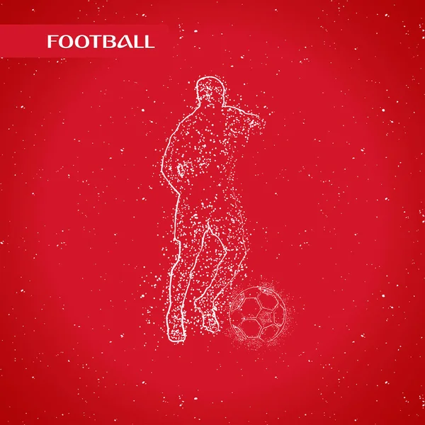 futbol logosu tasarım vektörü