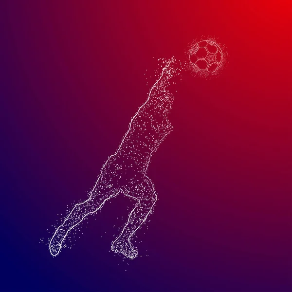 Logo Football Design Vecteur — Image vectorielle