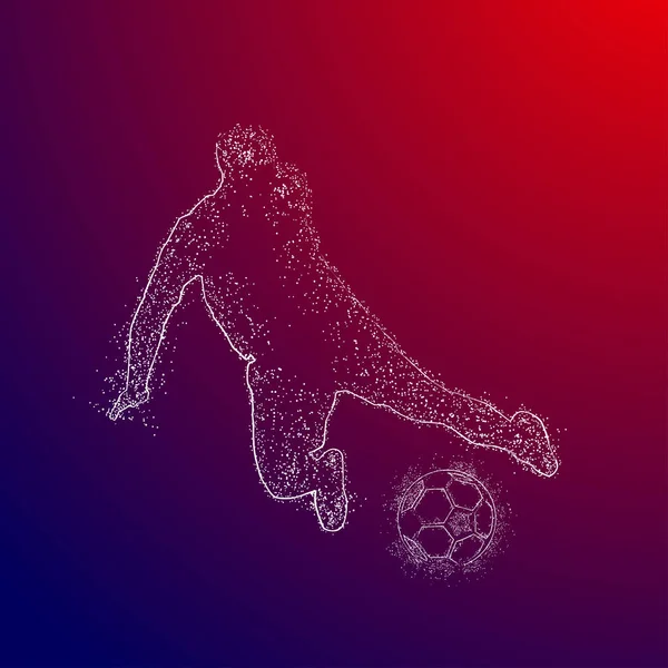 futbol logosu tasarım vektörü