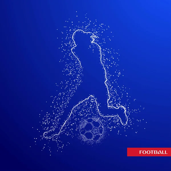 futbol logosu tasarım vektörü 