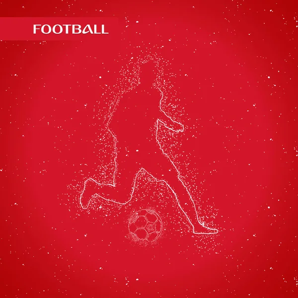 futbol logosu tasarım vektörü