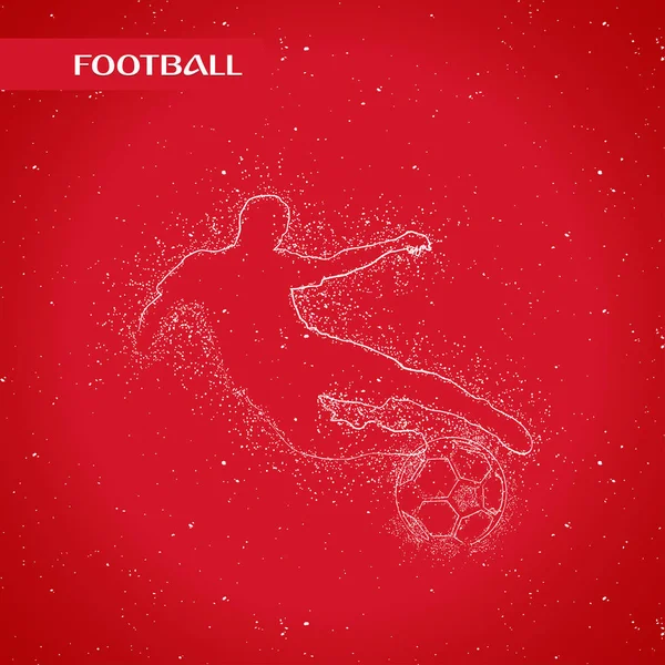 futbol logosu tasarım vektörü 