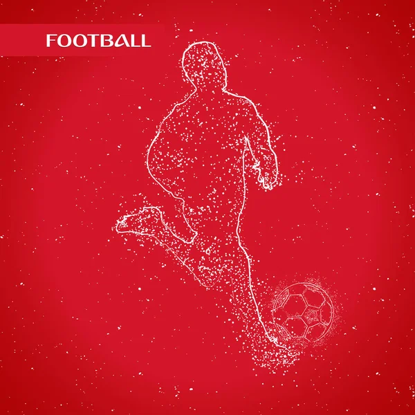 futbol logosu tasarım vektörü