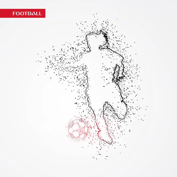 futbol logosu tasarım vektörü 