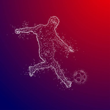 futbol logosu tasarım vektörü 