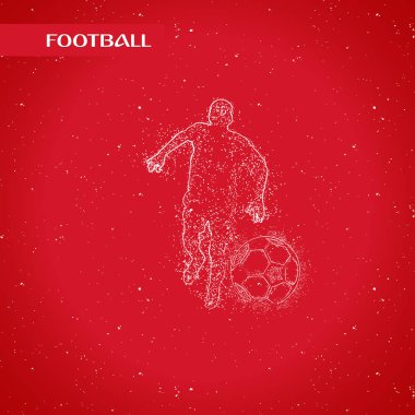 futbol logosu tasarım vektörü 