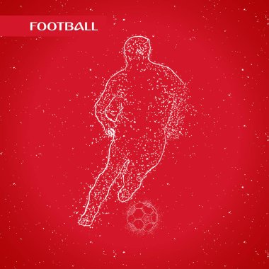 futbol logosu tasarım vektörü 