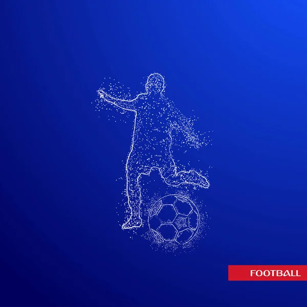 futbol logosu tasarım vektörü