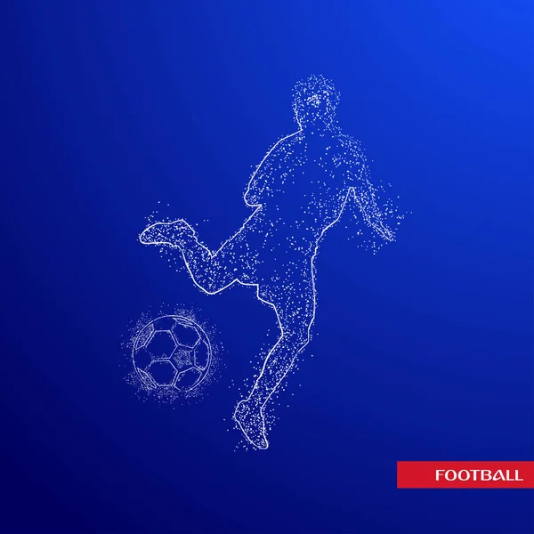 futbol logosu tasarım vektörü 