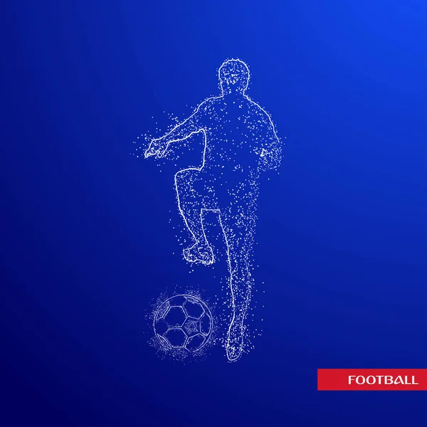futbol logosu tasarım vektörü