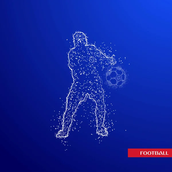 futbol logosu tasarım vektörü 