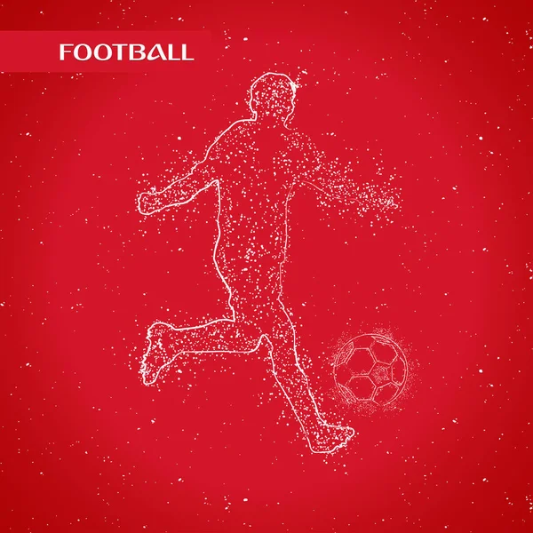 futbol logosu tasarım vektörü