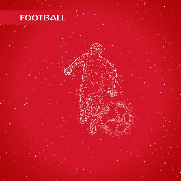 futbol logosu tasarım vektörü 