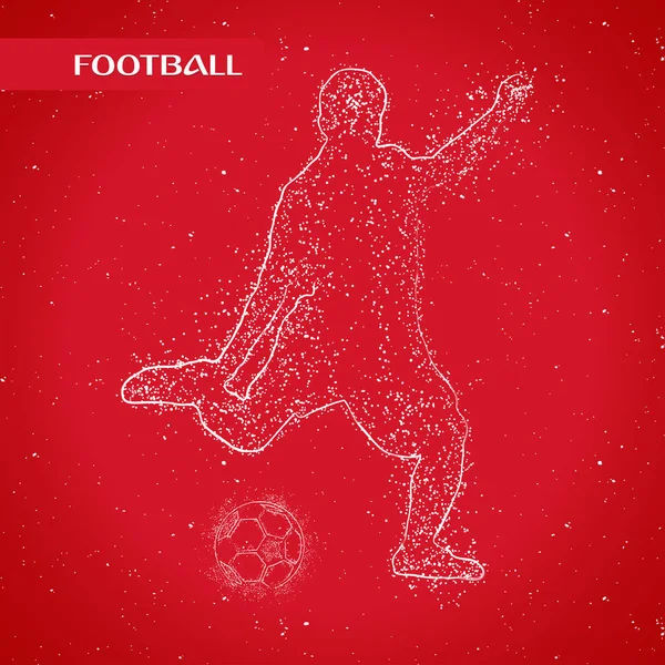 futbol logosu tasarım vektörü