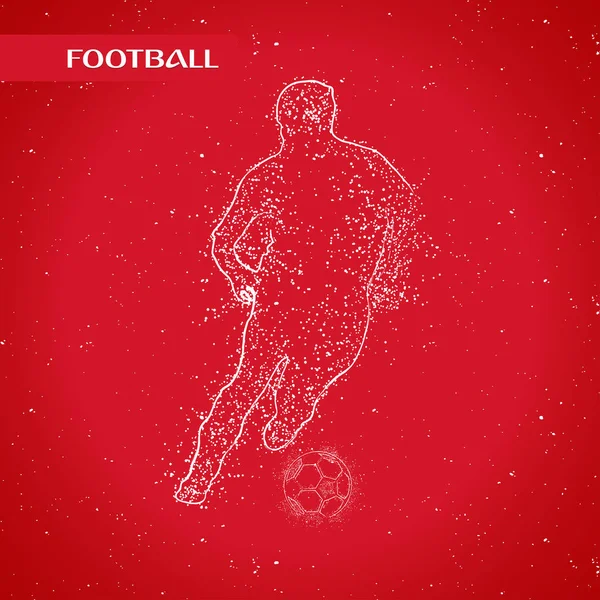 futbol logosu tasarım vektörü 