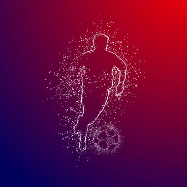 futbol logosu tasarım vektörü