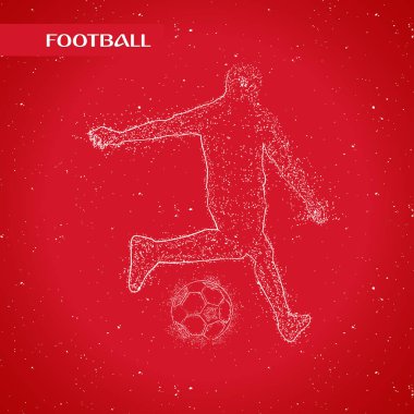 futbol logosu tasarım vektörü 