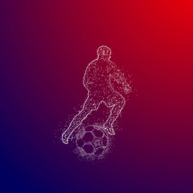 futbol logosu tasarım vektörü 