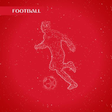 futbol logosu tasarım vektörü 