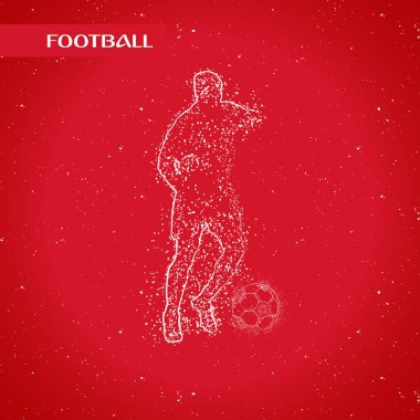 futbol logosu tasarım vektörü 