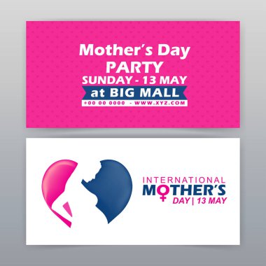 Mutlu anneler günü kartları gri arka plan üzerinde tipografi ile