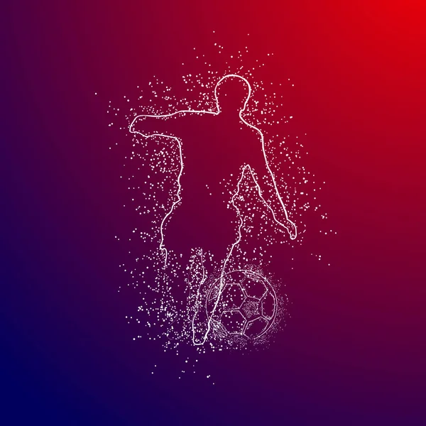 futbol logosu tasarım vektörü 