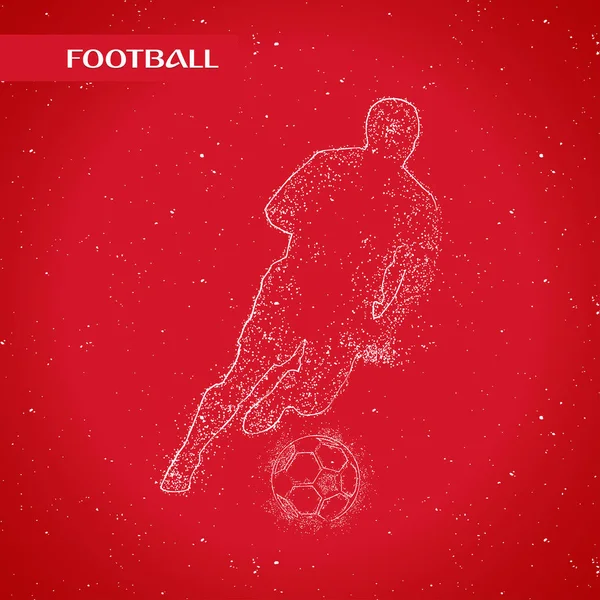 futbol logosu tasarım vektörü