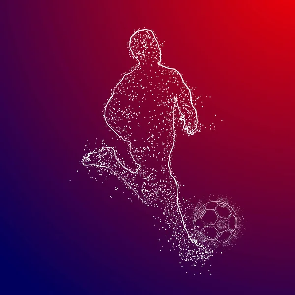 futbol logosu tasarım vektörü 