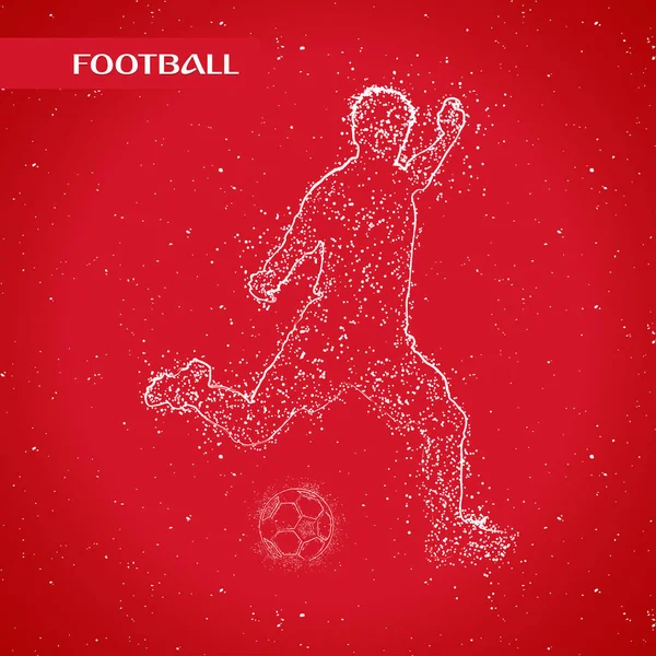 futbol logosu tasarım vektörü