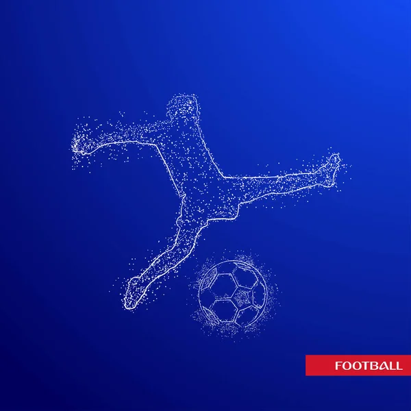 futbol logosu tasarım vektörü