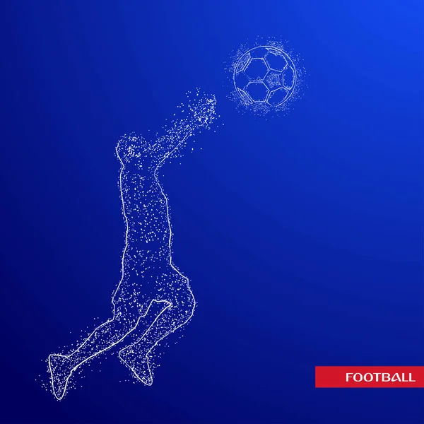 futbol logosu tasarım vektörü 