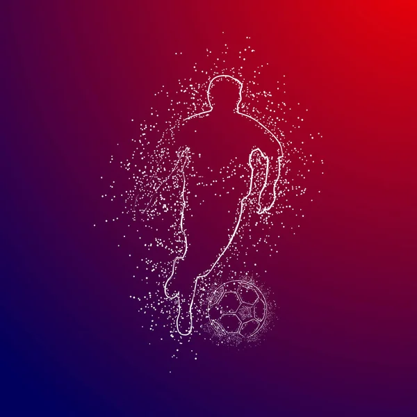 futbol logosu tasarım vektörü