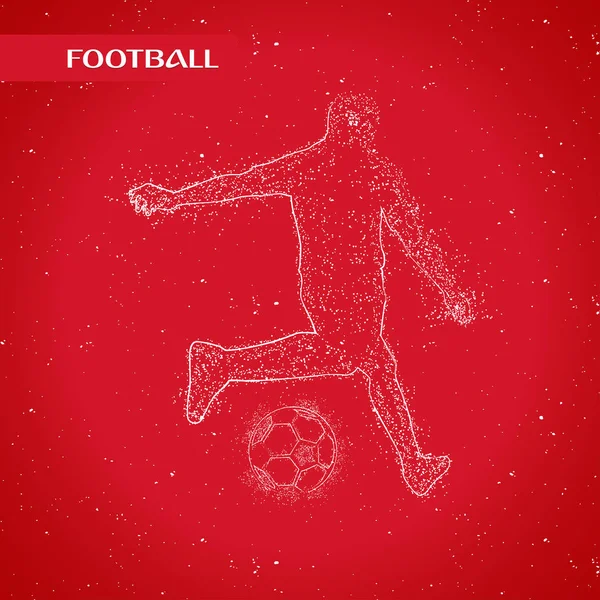 futbol logosu tasarım vektörü 