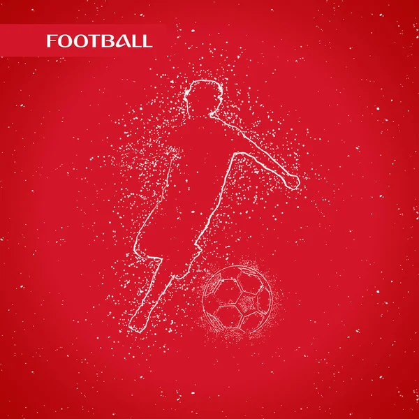 futbol logosu tasarım vektörü 