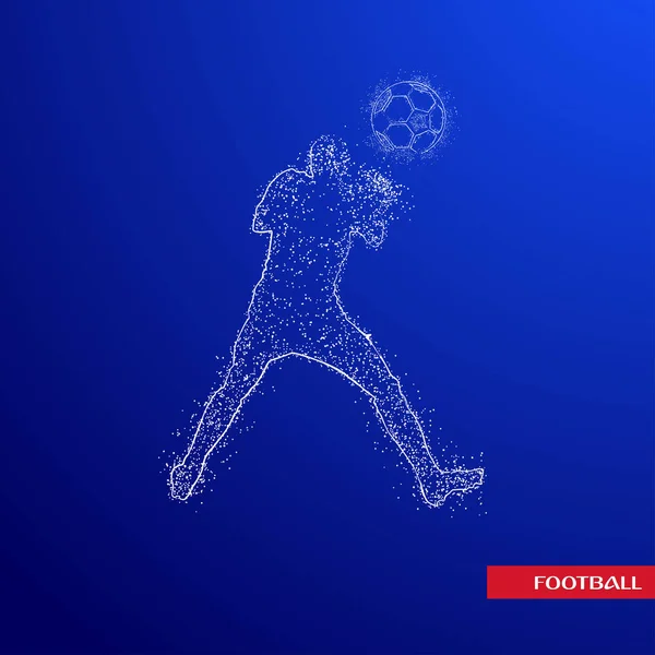 futbol logosu tasarım vektörü