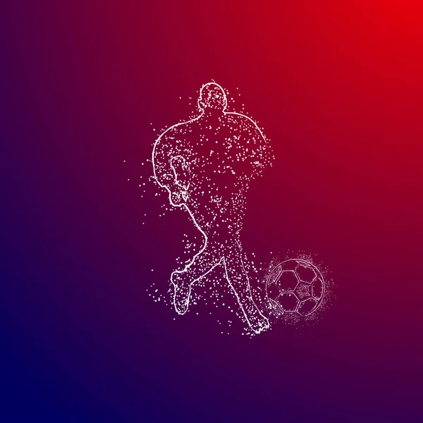 futbol logosu tasarım vektörü 