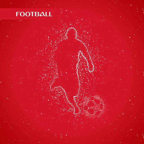 futbol logosu tasarım vektörü 