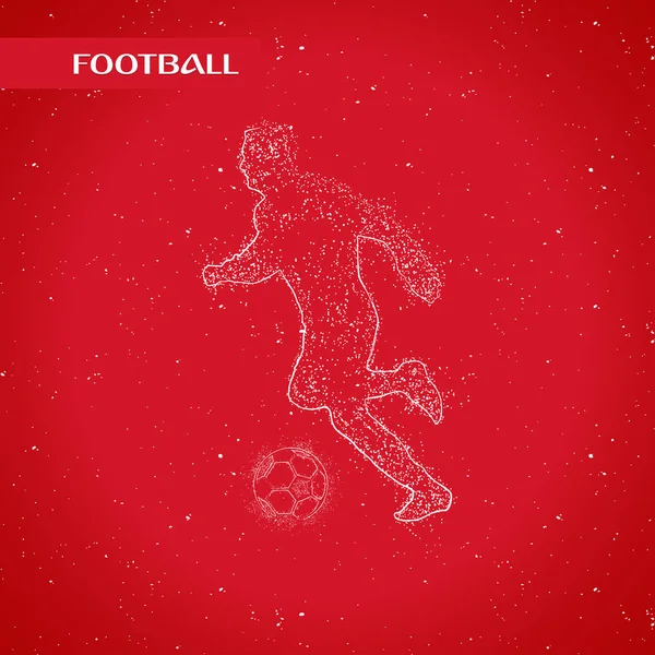 futbol logosu tasarım vektörü 