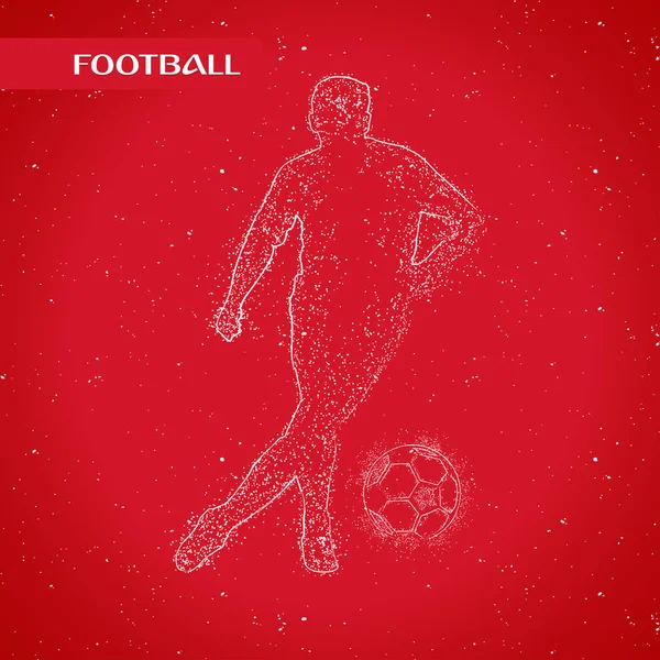 futbol logosu tasarım vektörü