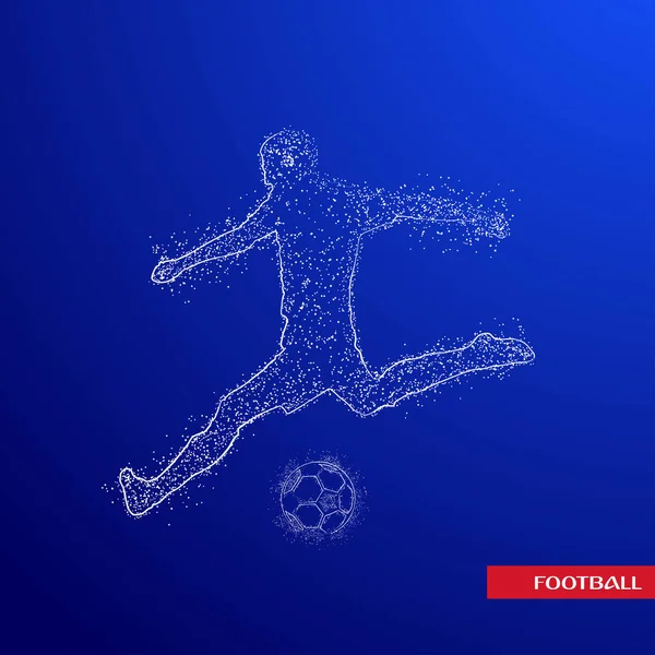 futbol logosu tasarım vektörü