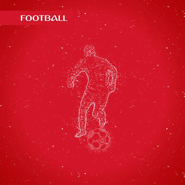 futbol logosu tasarım vektörü 