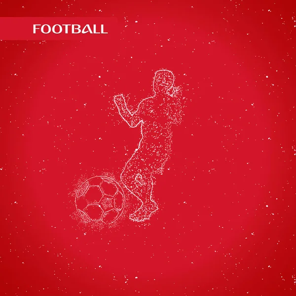 futbol logosu tasarım vektörü 