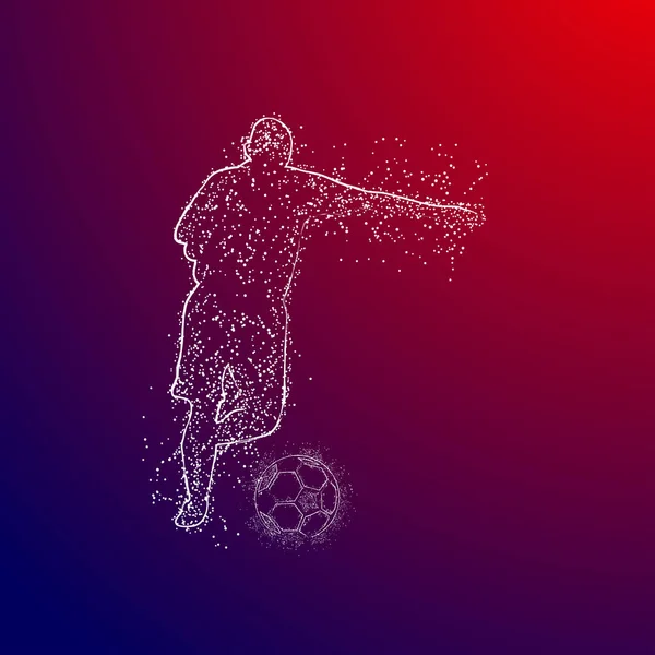 futbol logosu tasarım vektörü 