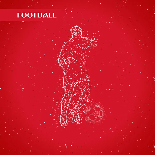 futbol logosu tasarım vektörü 