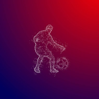 futbol logosu tasarım vektörü