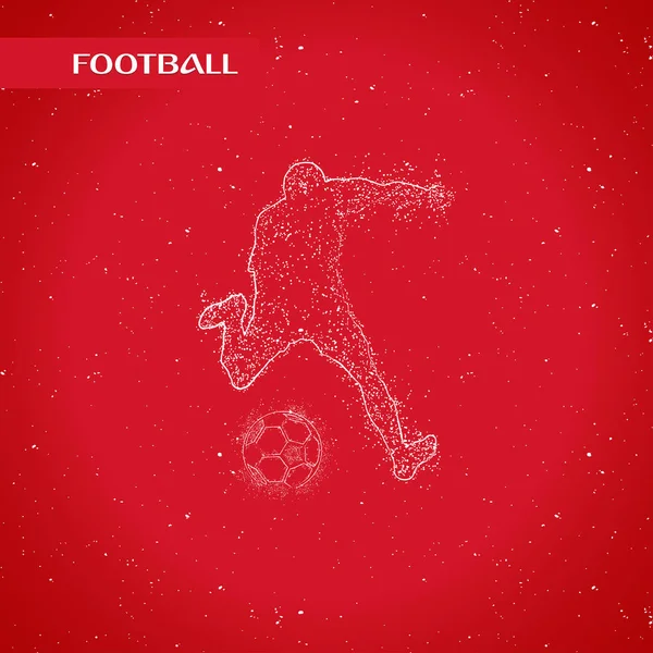 futbol logosu tasarım vektörü