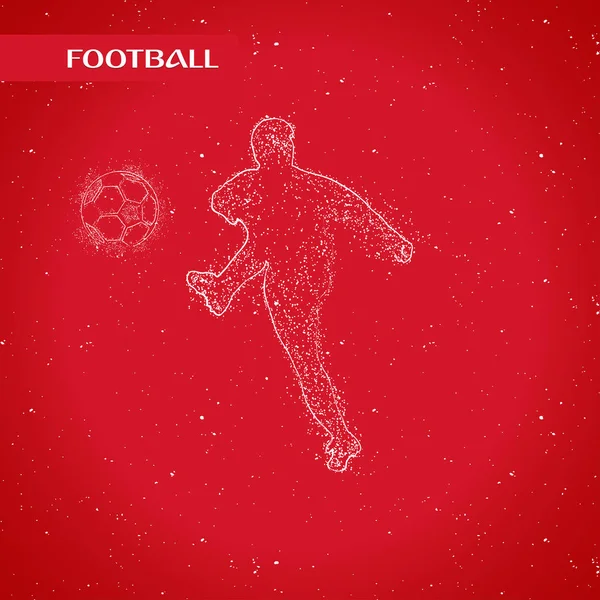 futbol logosu tasarım vektörü 