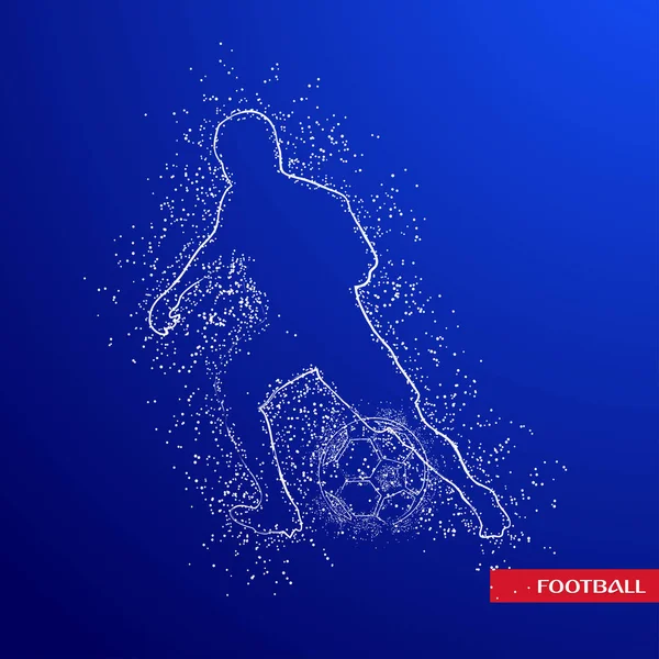 Φορέας Σχεδιασμού Λογότυπου Ποδοσφαίρου — Διανυσματικό Αρχείο