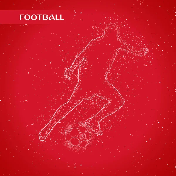 futbol logosu tasarım vektörü