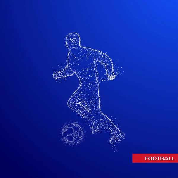 futbol logosu tasarım vektörü